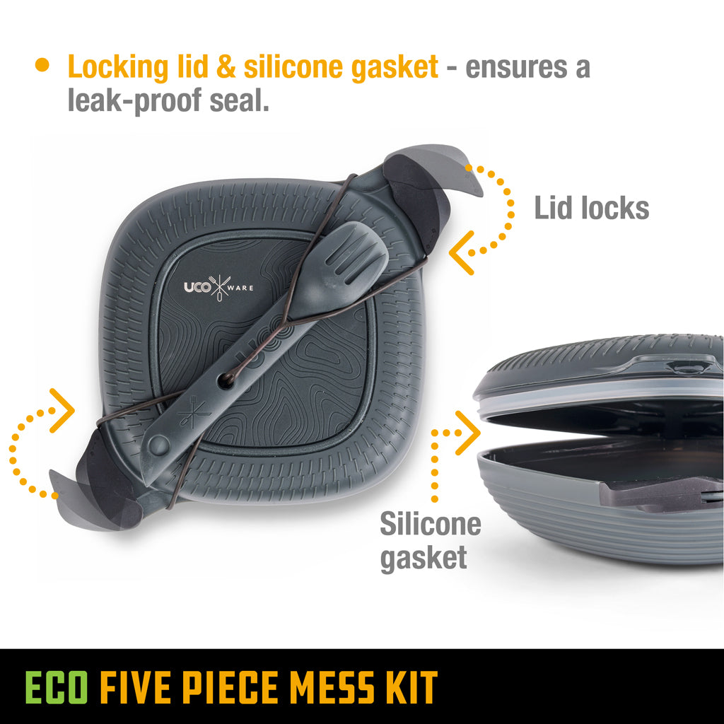 ECO 5-PIECE MESS KIT - 100% RECYCLED MATERIAL