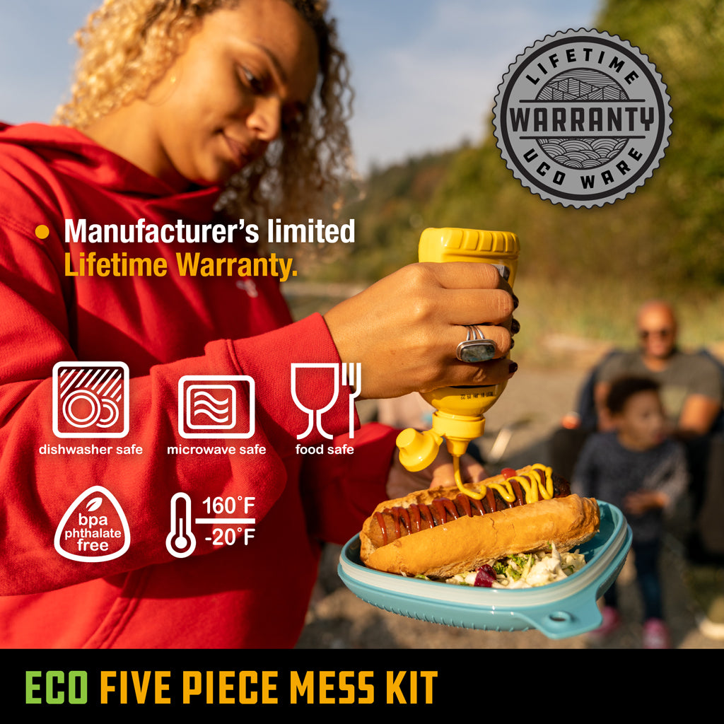 ECO 5-PIECE MESS KIT - 100% RECYCLED MATERIAL